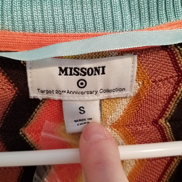 NWT Missoni for Target V Neck Cardigan Size Small - Picture 3 of 5